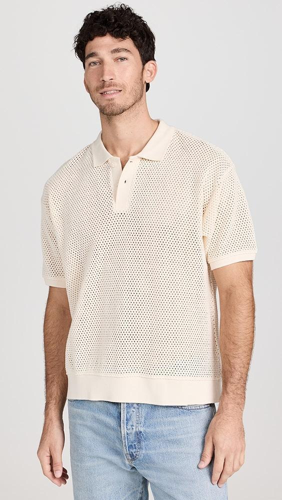 Obey Duke Mesh Polo | Shopbop Product Image