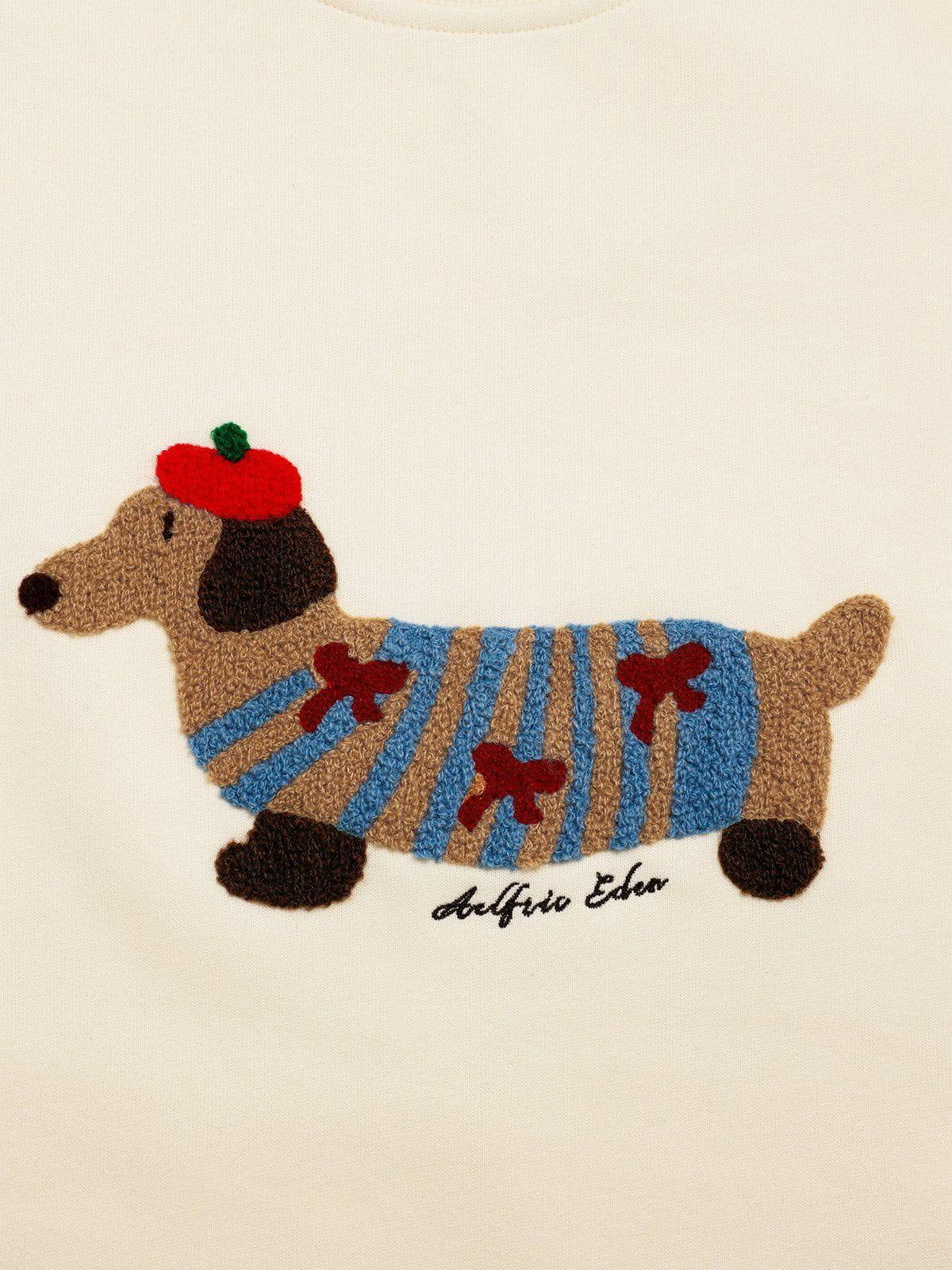 Aelfric Eden Cartoon Dachshund Sweatshirt Product Image