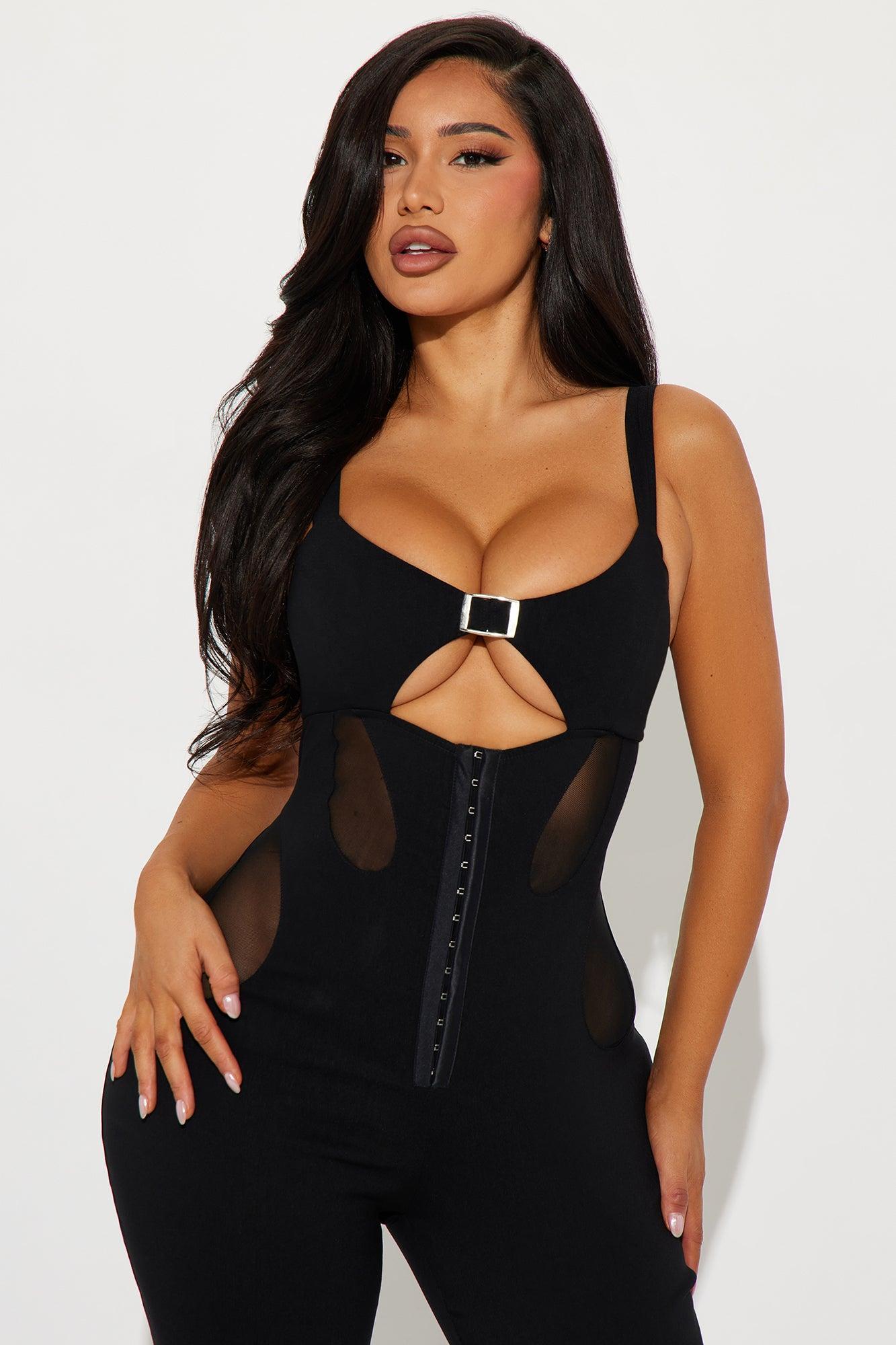 Ria Backless Jumpsuit - Black Product Image