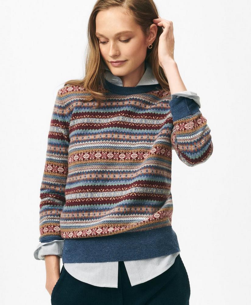 Fair Isle Sweater in Merino Wool Product Image