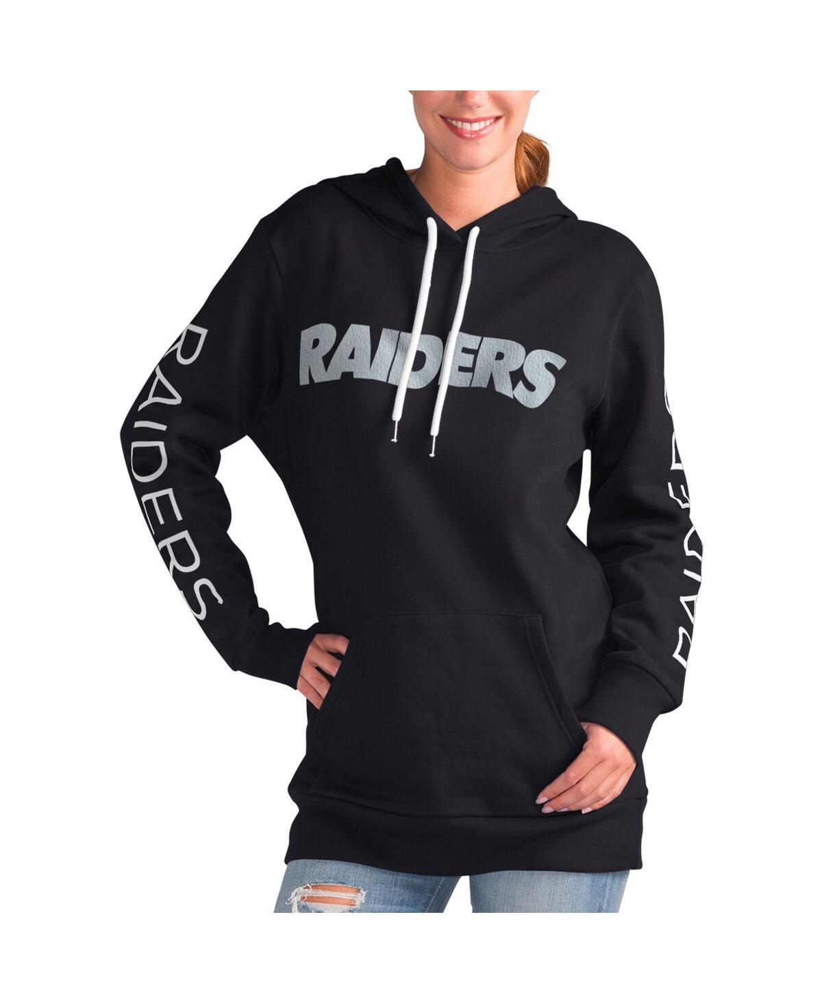 Womens G-iii 4Her by Carl Banks Black Las Vegas Raiders Extra Inning Pullover Hoodie product image