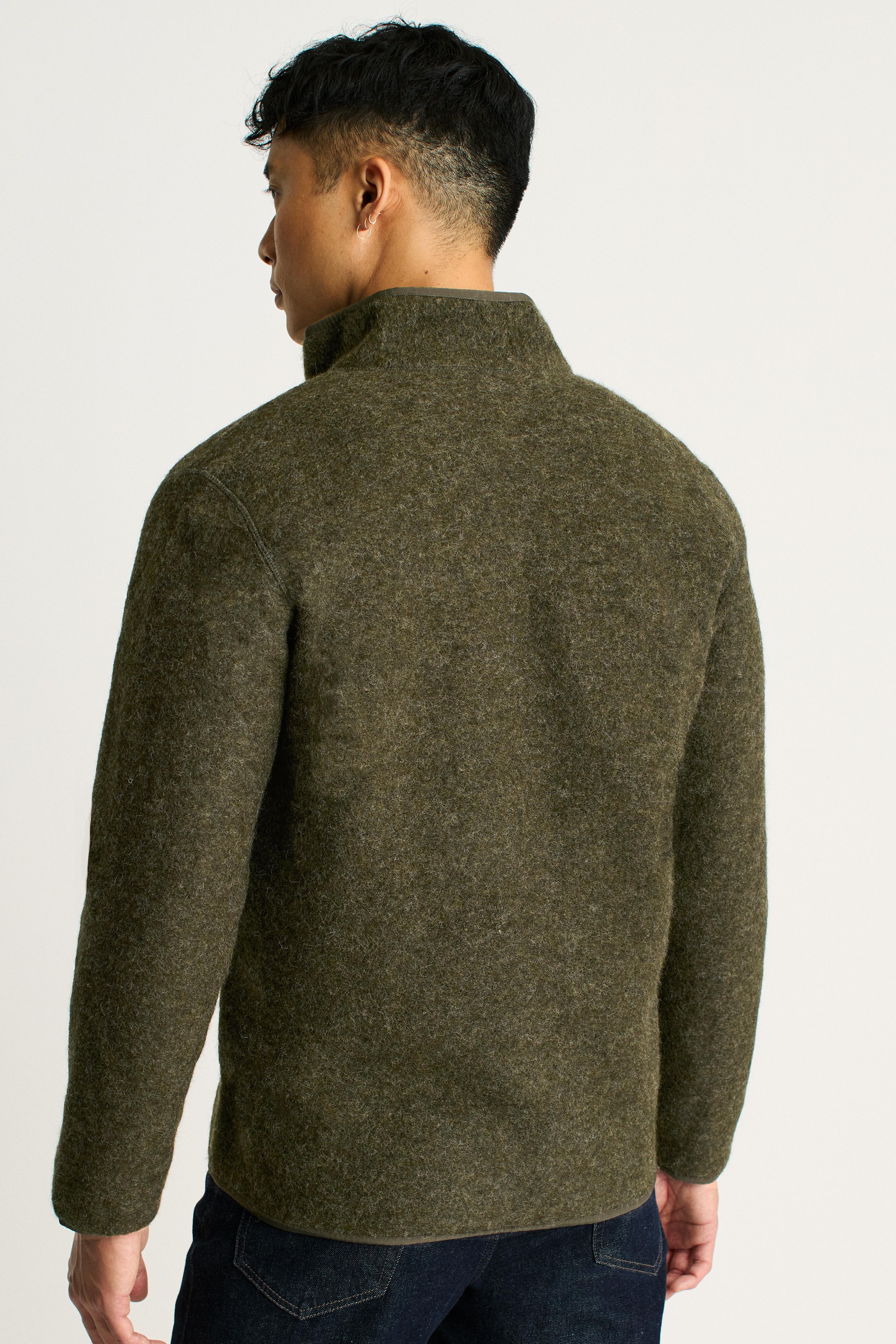 Italian Wool Fleece Jacket Product Image