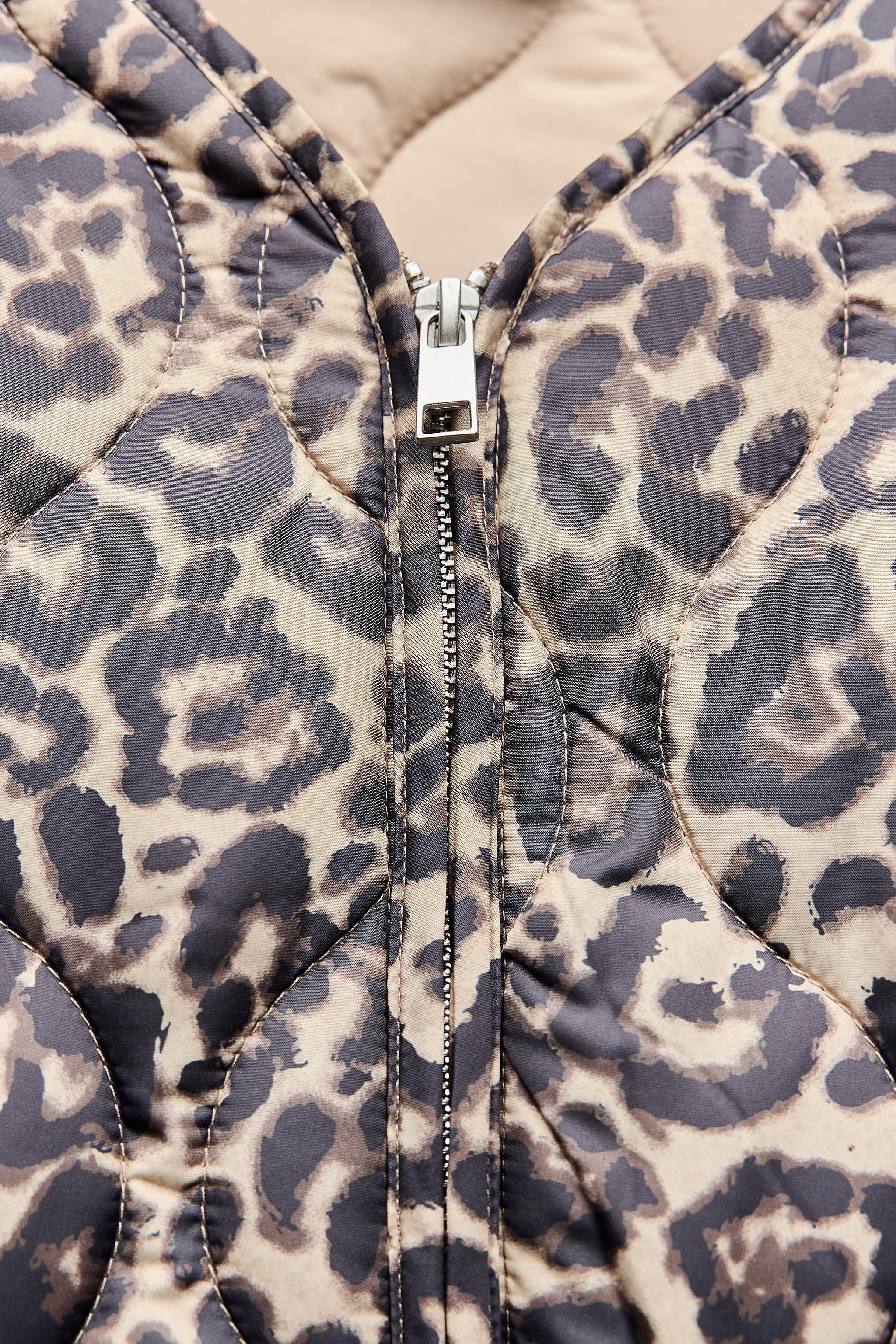 ANIMAL PRINT PUFFER JACKET Product Image