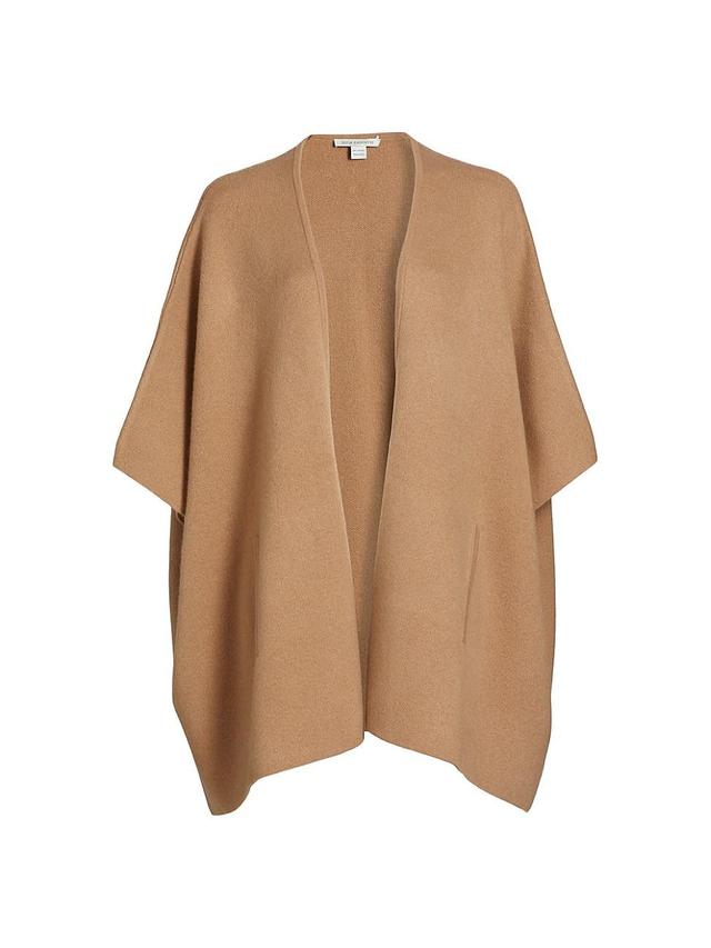 Womens Cashmere Double-Knit Cape Product Image