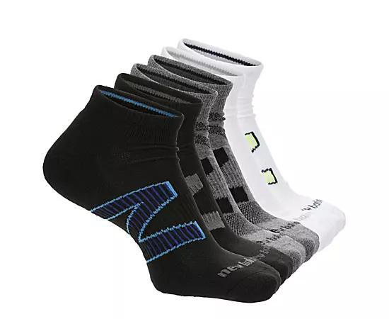 New Balance Men's Athletic Quarter Socks 6 Pairs Product Image