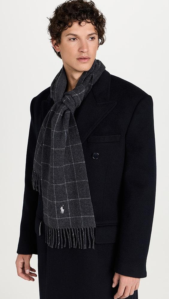 Polo Ralph Lauren Reversible Windowpane Scarf | Shopbop Product Image