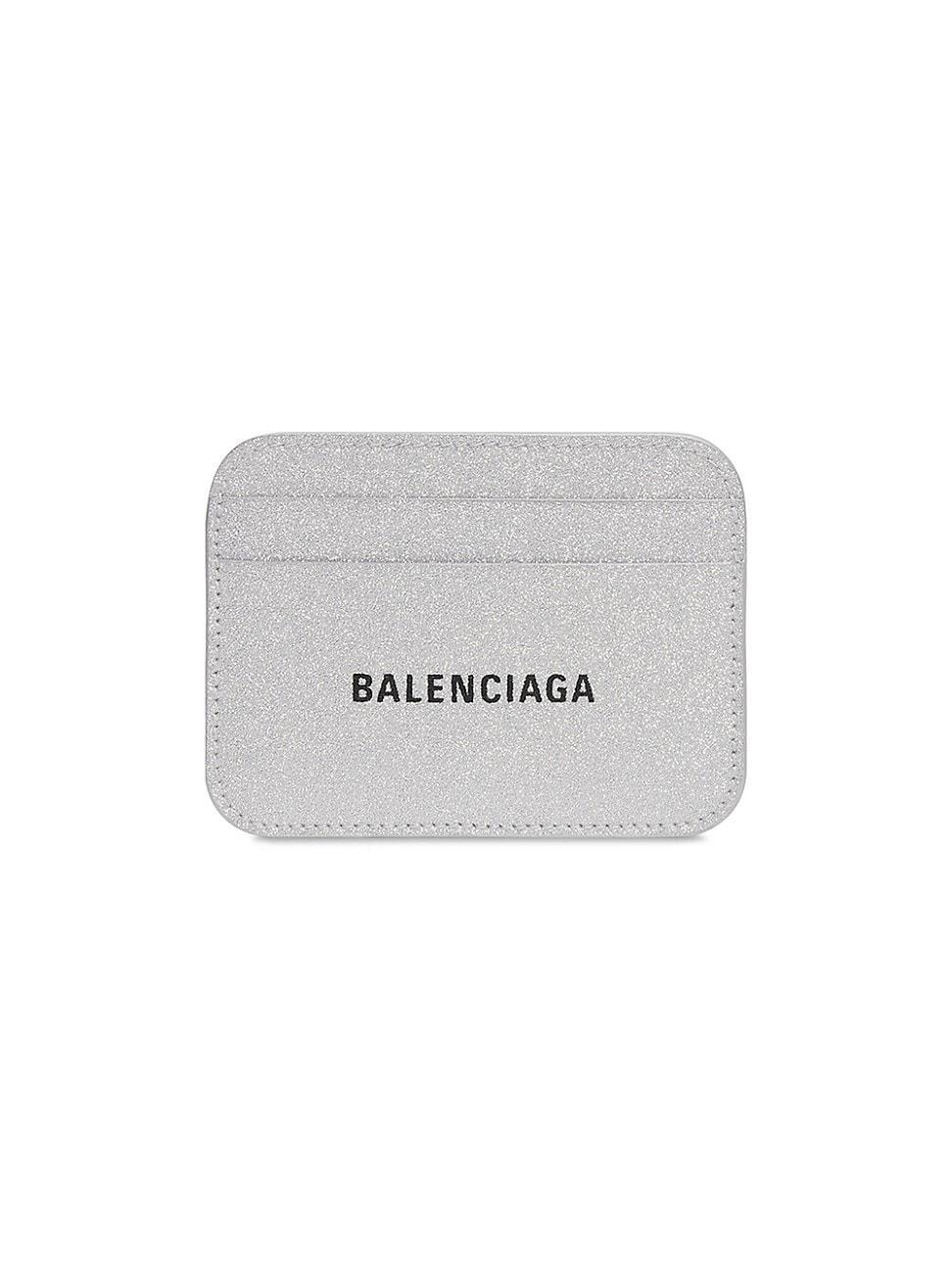 Balenciaga Logo Leather Cash & Card Holder Product Image