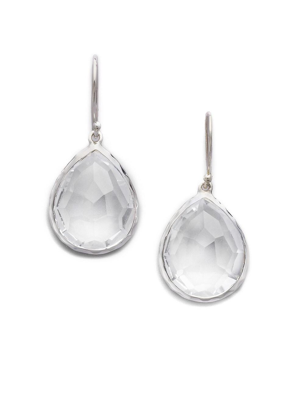 Small Teardrop Earrings in Sterling Silver Product Image