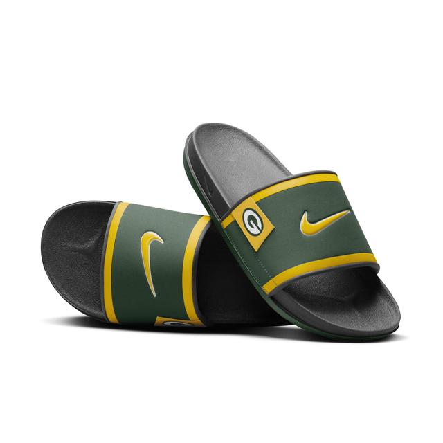 Nike Men's Offcourt Bay Packers) Offcourt Slides in Green Product Image