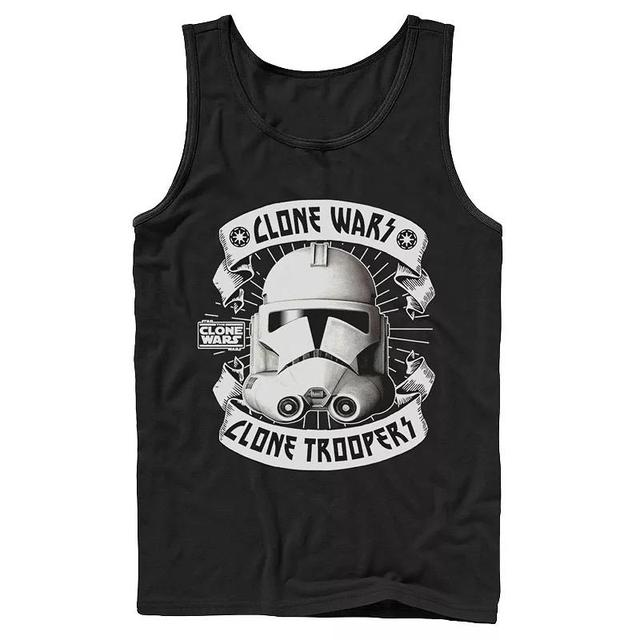 Mens Star Wars: Clone Wars Stormtrooper Portrait Tank Top Product Image