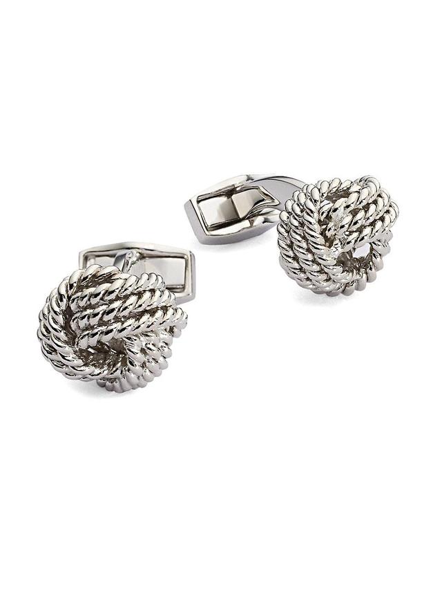 Mens Round Knot Cuff Links Product Image