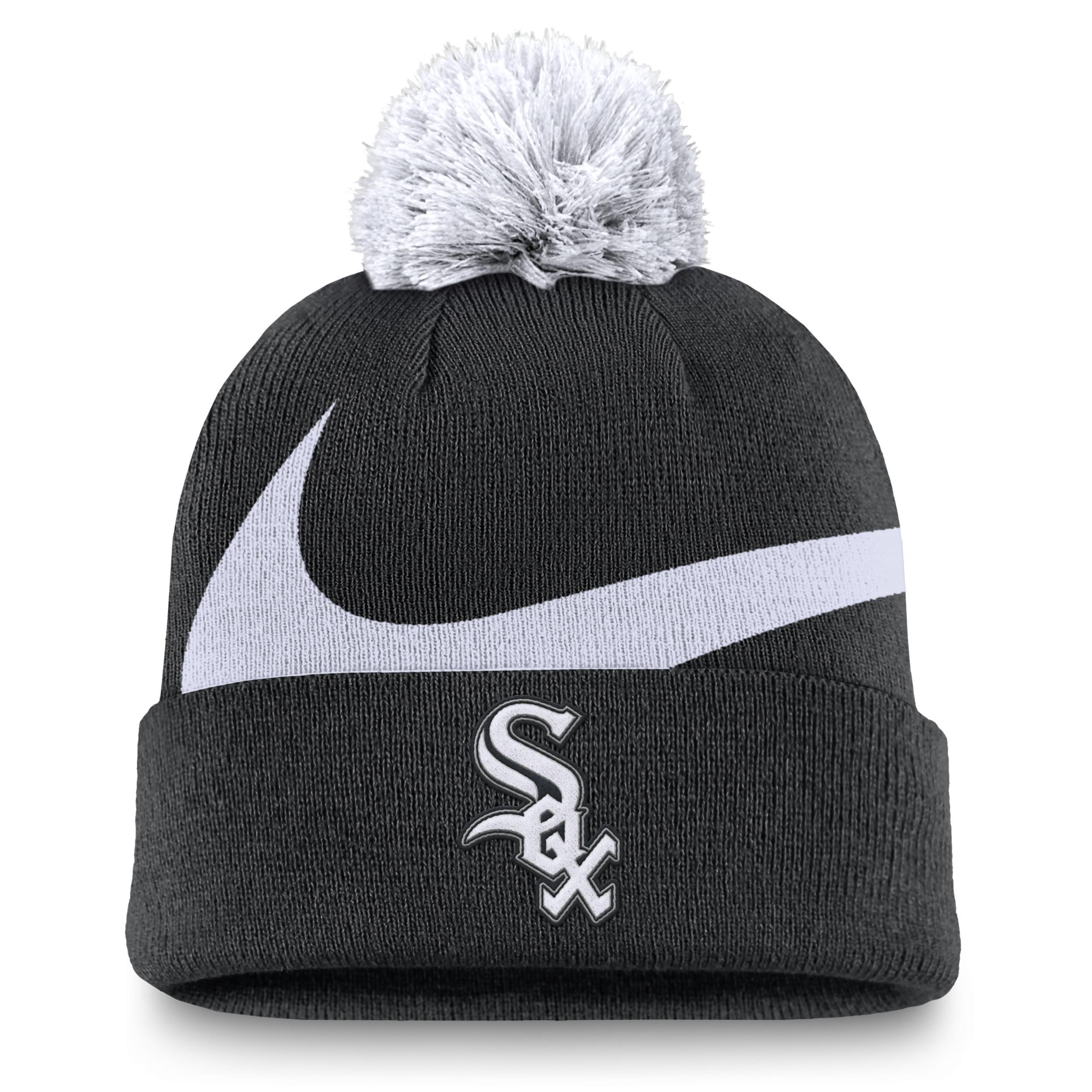 Chicago White Sox Peak Nike Mens MLB Cuffed Pom Beanie Product Image