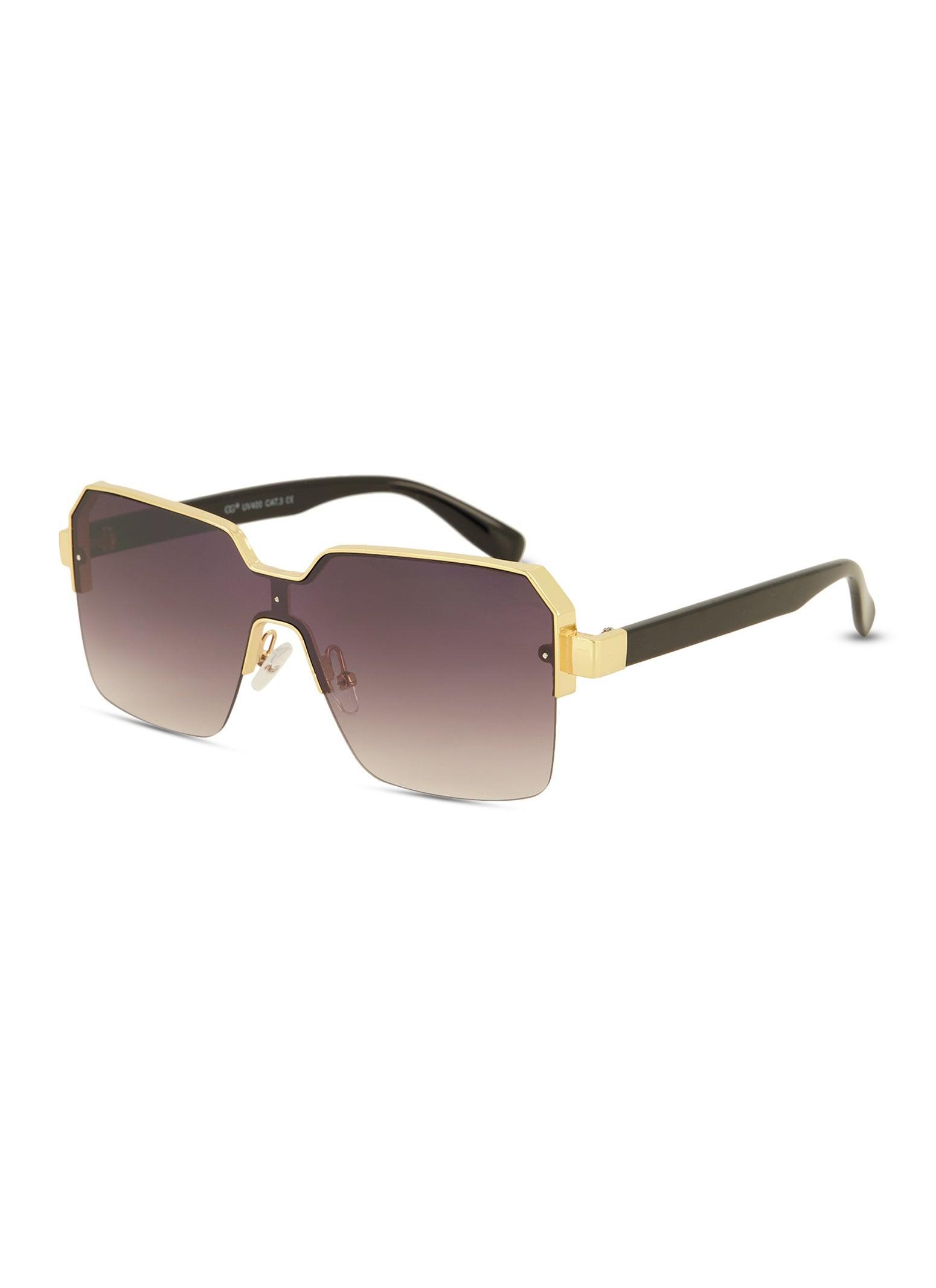 Metallic Detail Ombre Lens Sunglasses Female Product Image