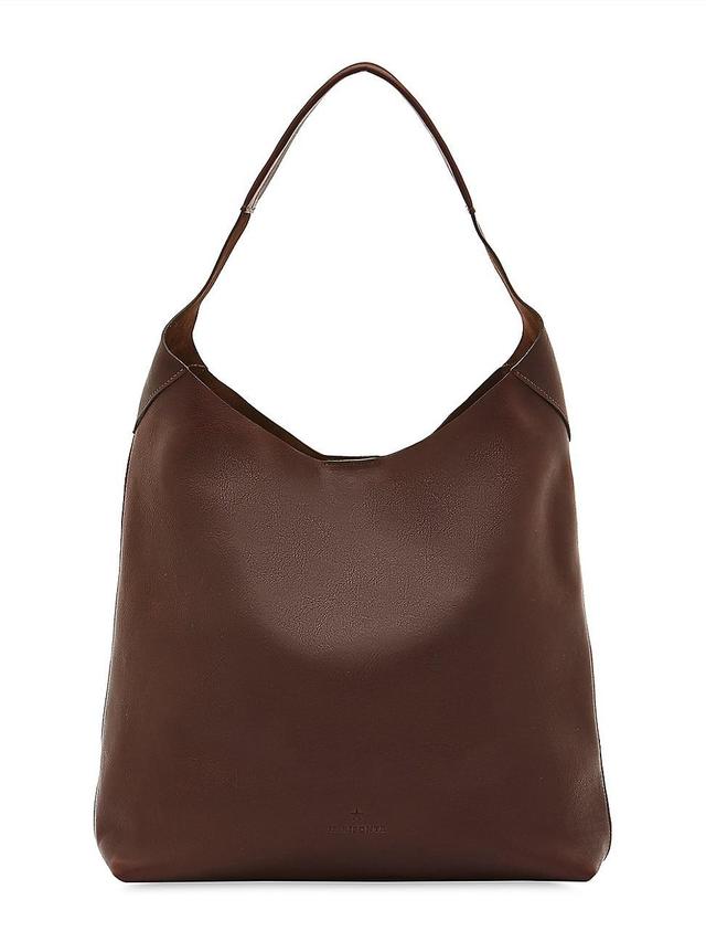 Womens Le Laudi Leather Hobo Bag Product Image