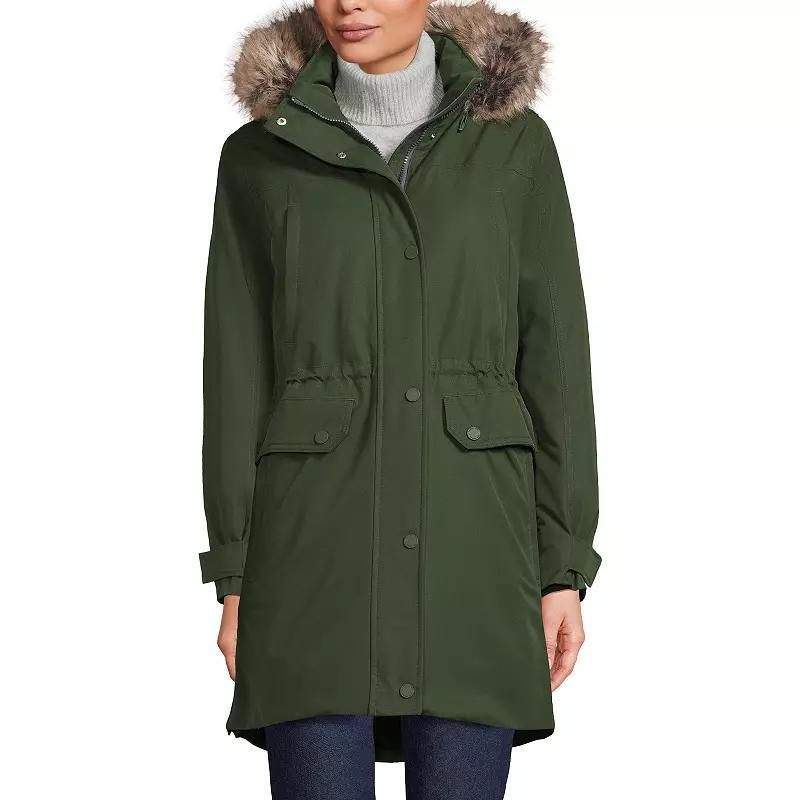 Petite Lands End Expedition Down Waterproof Winter Parka, Womens Product Image