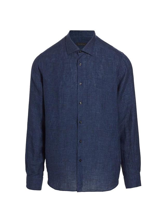 Mens COLLECTION Linen Shirt Product Image