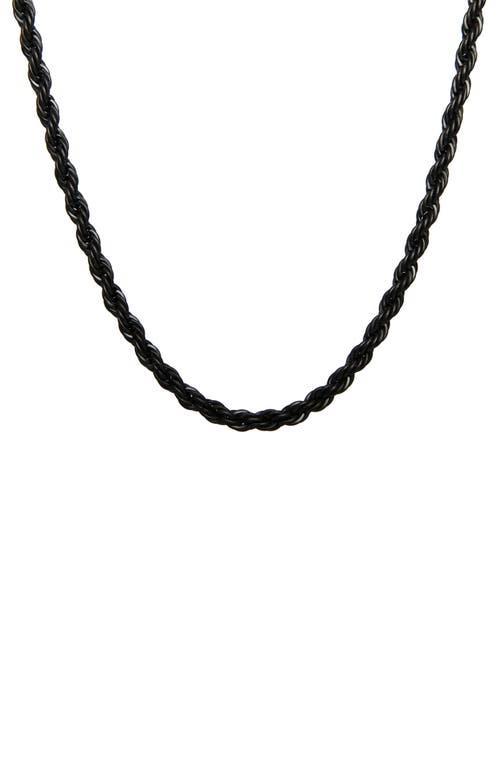 Brook and York Mens Rope Chain Necklace Product Image