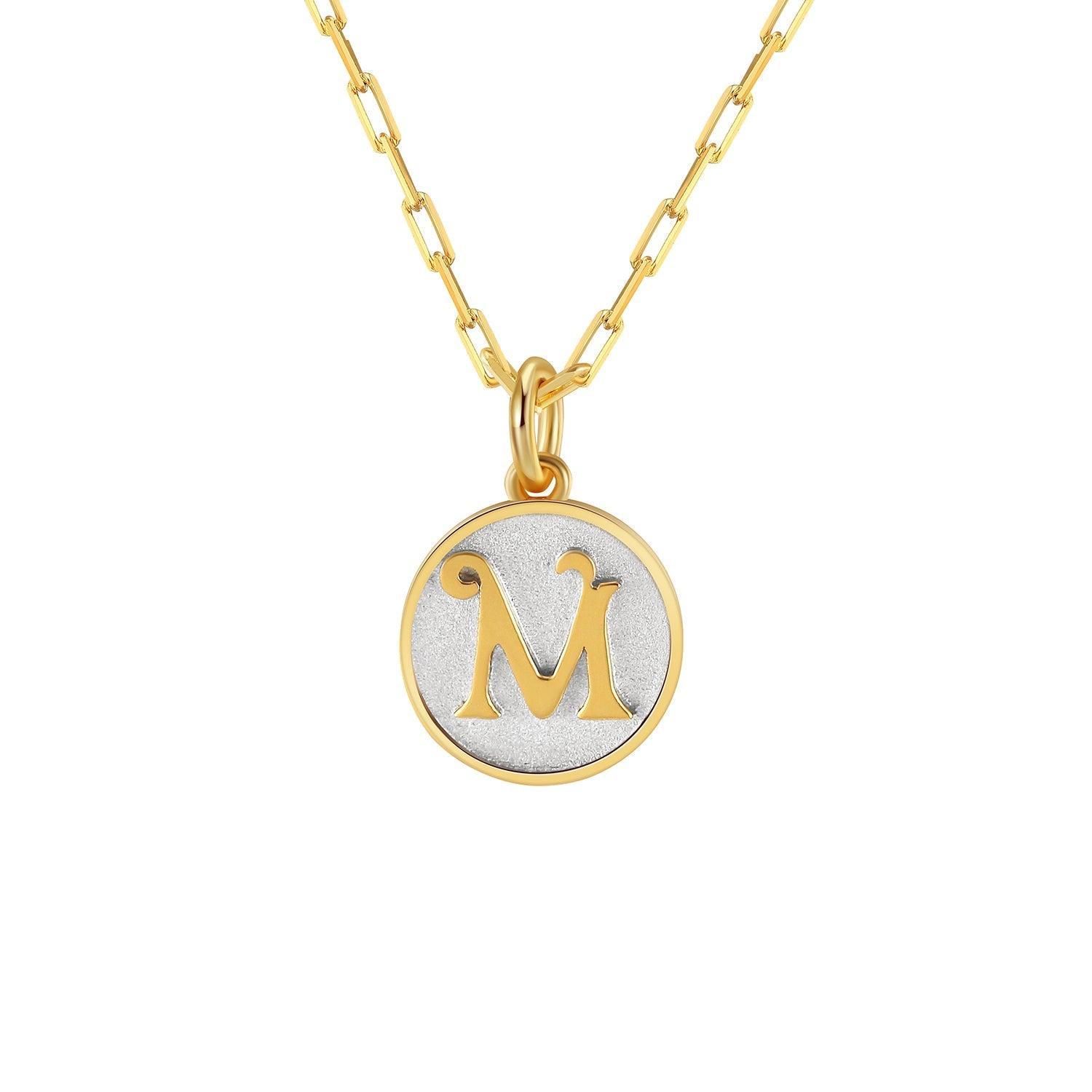 Saints Dainty Fancy Q Initial Pendant Necklace Product Image