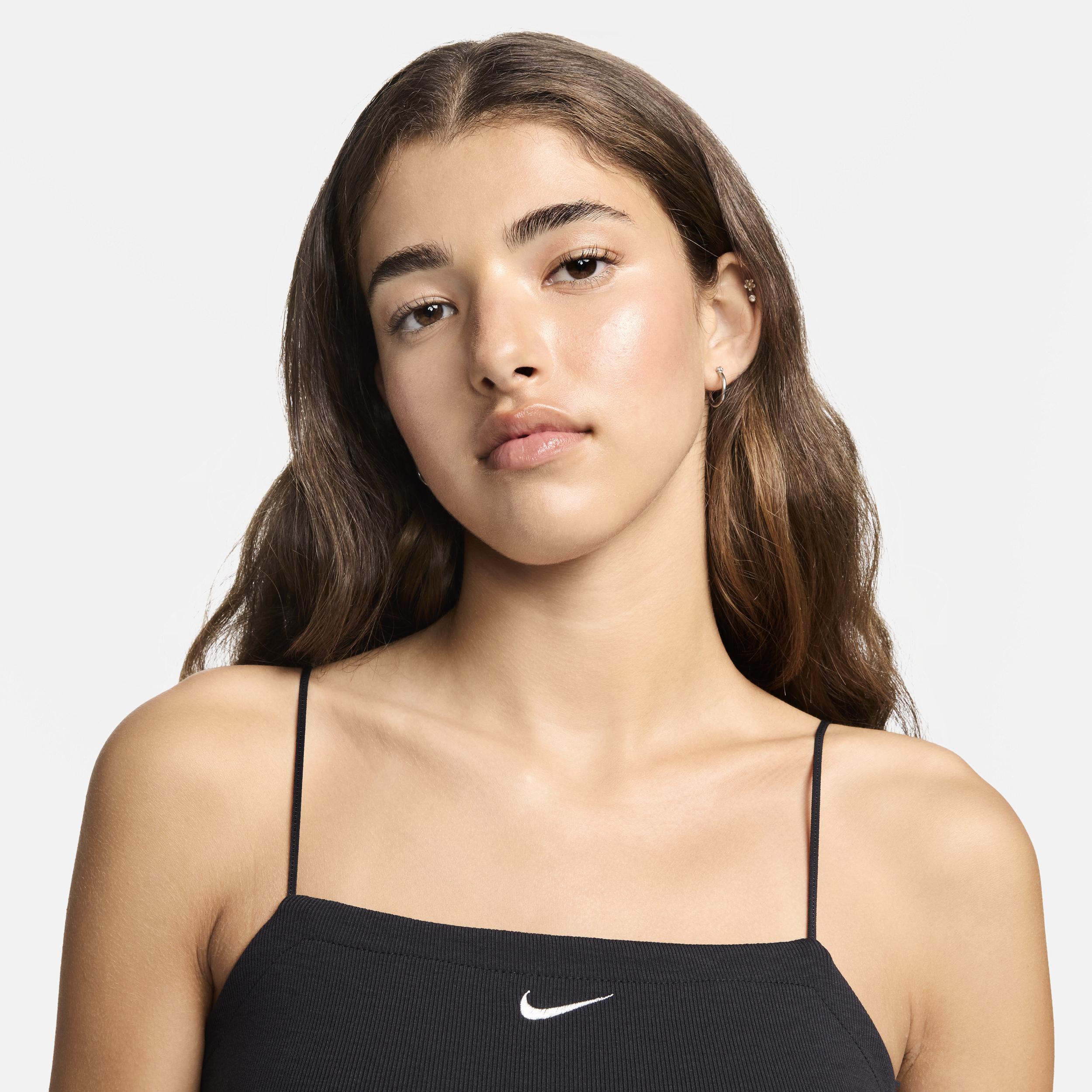 Womens Nike Sportswear Chill Knit Tight Mini-Rib Cami Dress Product Image