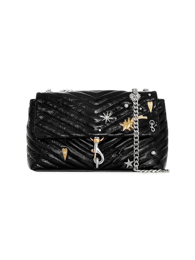 REBECCA MINKOFF Edie Medium Crossbody Bag With Celestial Studs Product Image