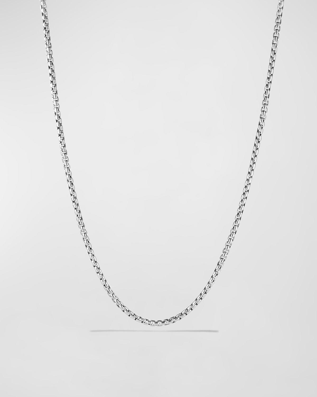 Womens Box Chain Slider Necklace Product Image