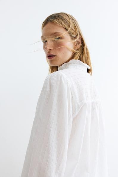 Ruffle-trimmed Blouse Product Image