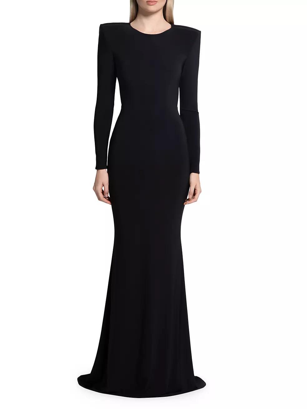 Forte Floor-Length Jersey Gown Product Image