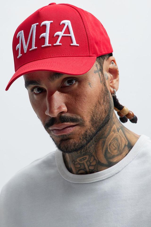 Miami Snapback Hat - Red Product Image