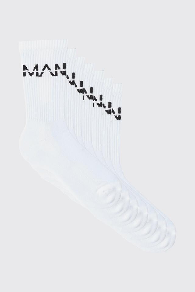 7 Pack MAN Dash Sports Socks | boohooMAN USA Product Image