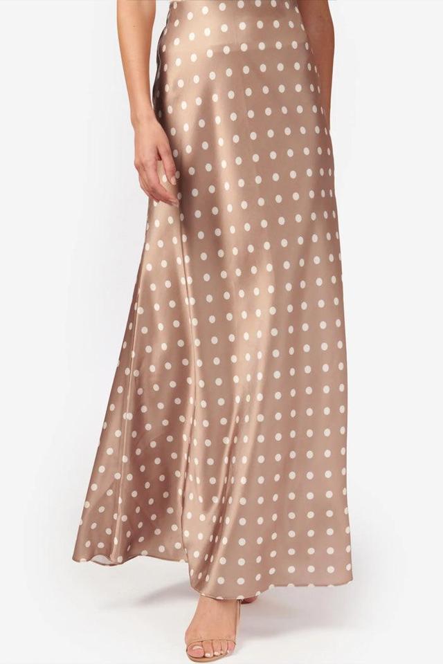 PRUE SATIN MAXI SKIRT Product Image