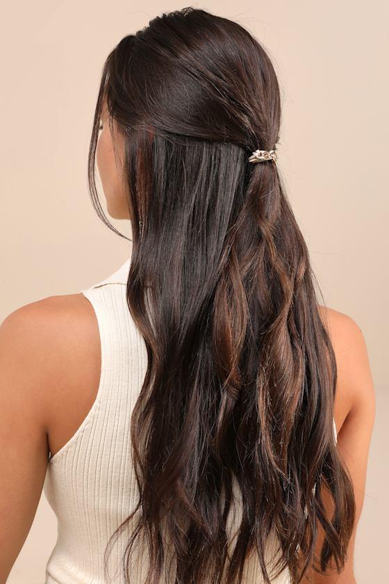 Elevated Touch Gold Chain 3-Piece Hair Tie Set Product Image