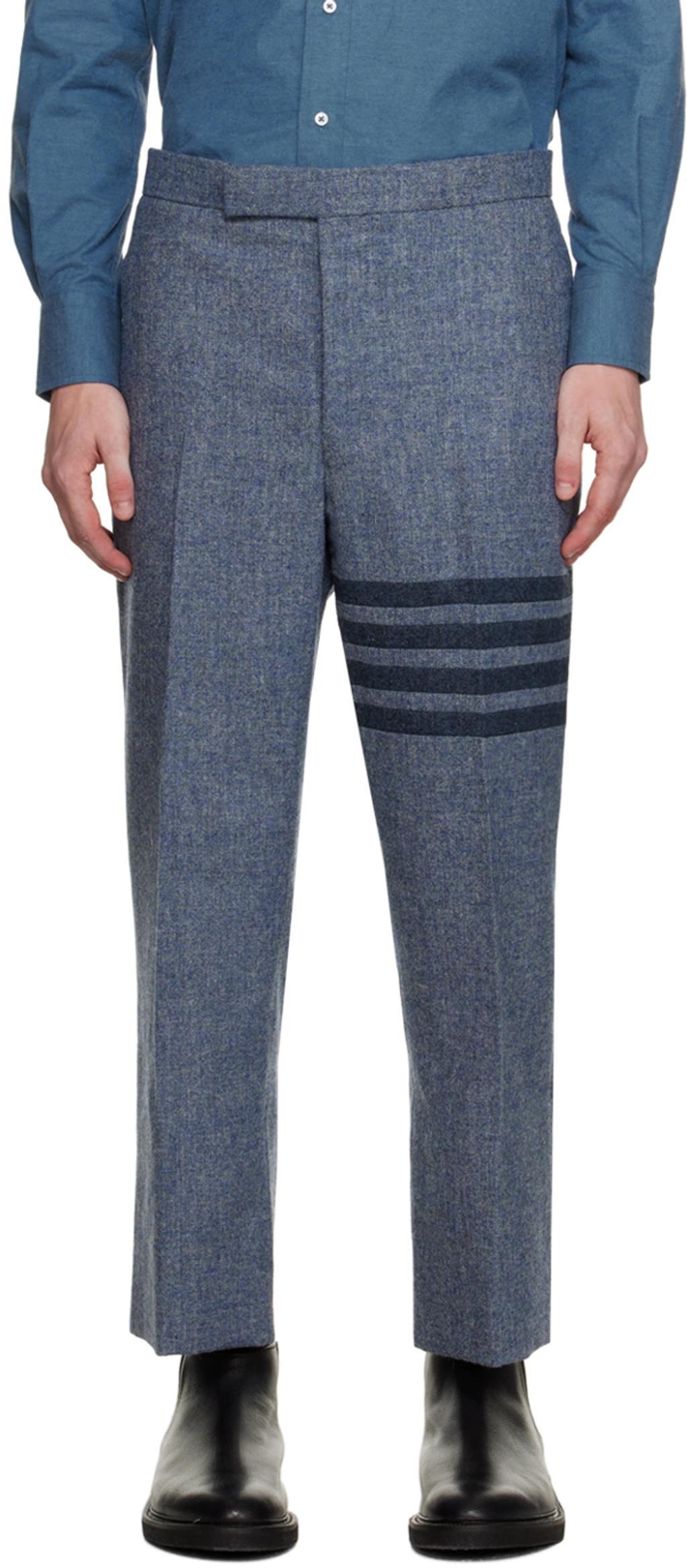 Blue 4-bar Trousers In 480 Light Blue Product Image