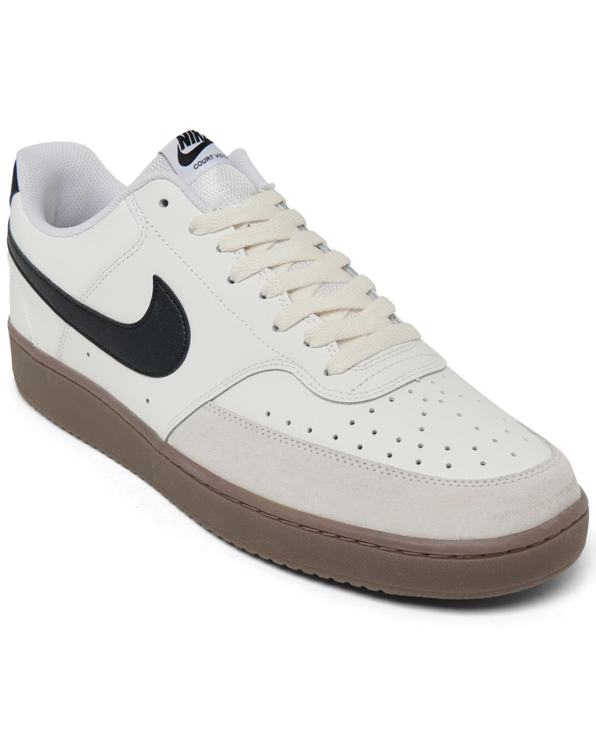 Nike Mens Court Vision Low Casual Sneakers from Finish Line - Sail Product Image