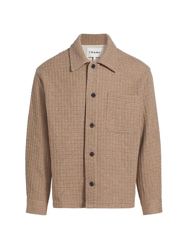 Mens Textured Shirt Jacket Product Image