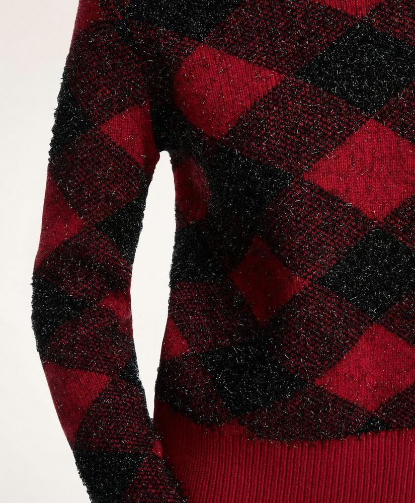 Buffalo Check Jacquard Shine Sweater Product Image