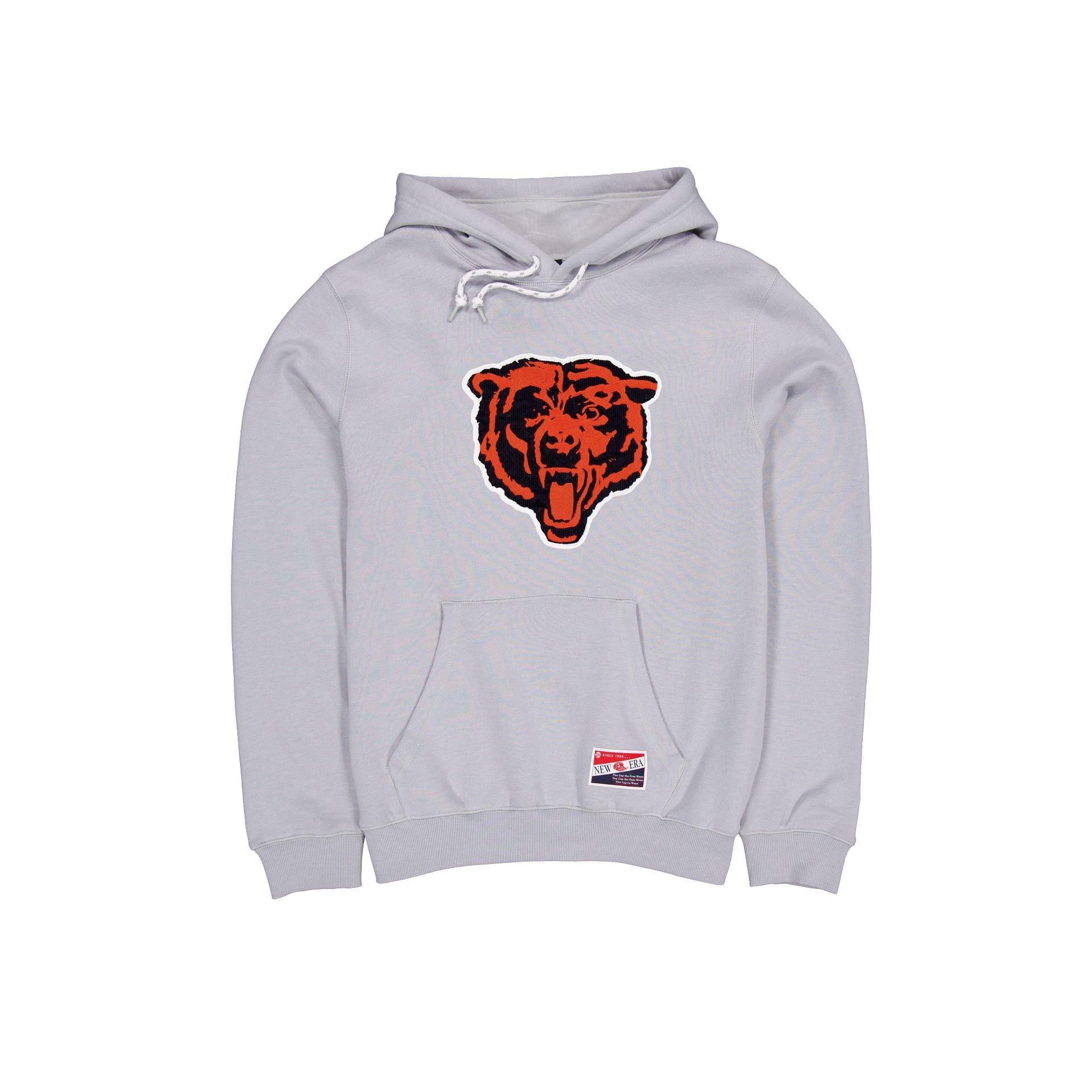 Chicago Bears Throwback Gray Hoodie Male Product Image