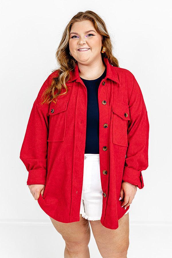 Beyond The Boardwalk Light Weight Jacket Curves Product Image