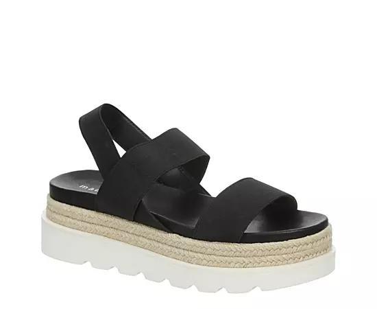 madden girl Marccyy Womens Platform Sandals Black Product Image