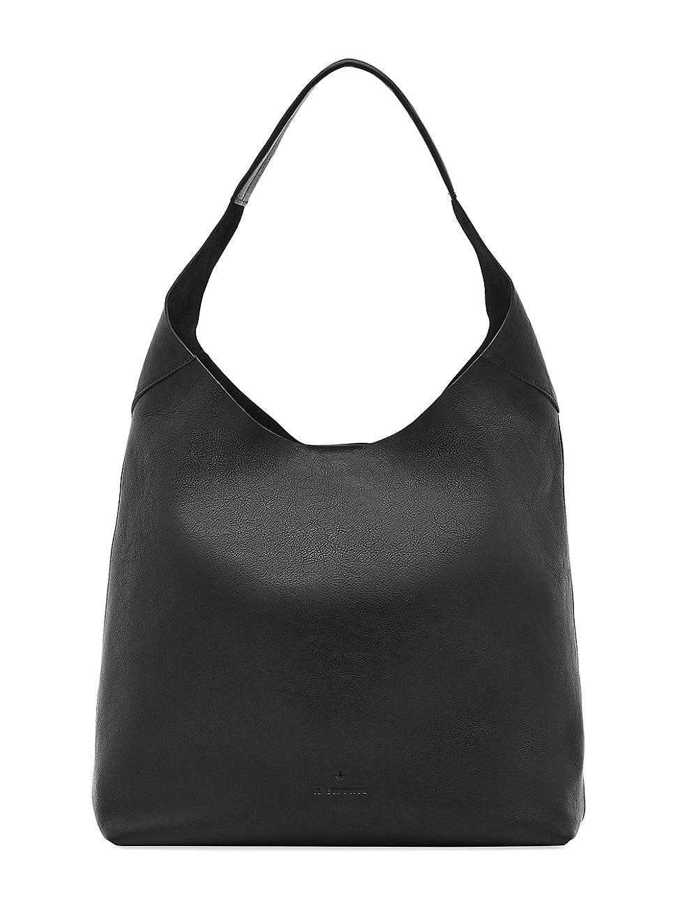 Womens Le Laudi Leather Hobo Bag Product Image