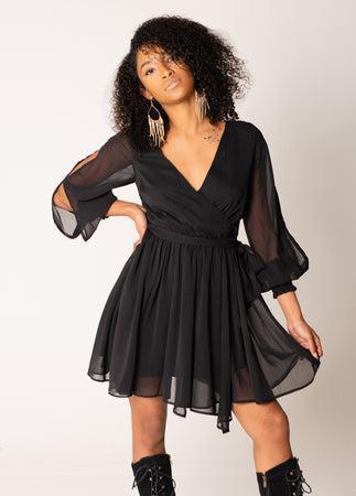 Ani Dress in Black Product Image