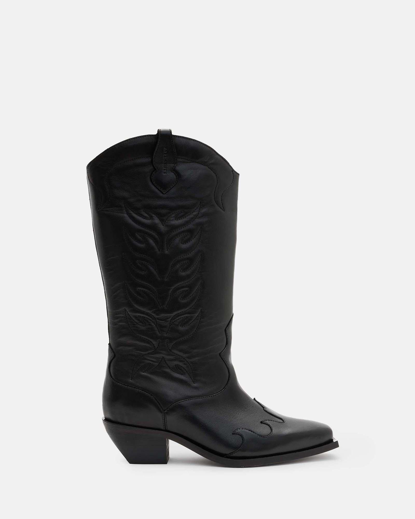 Dolly Western Leather Boots Product Image