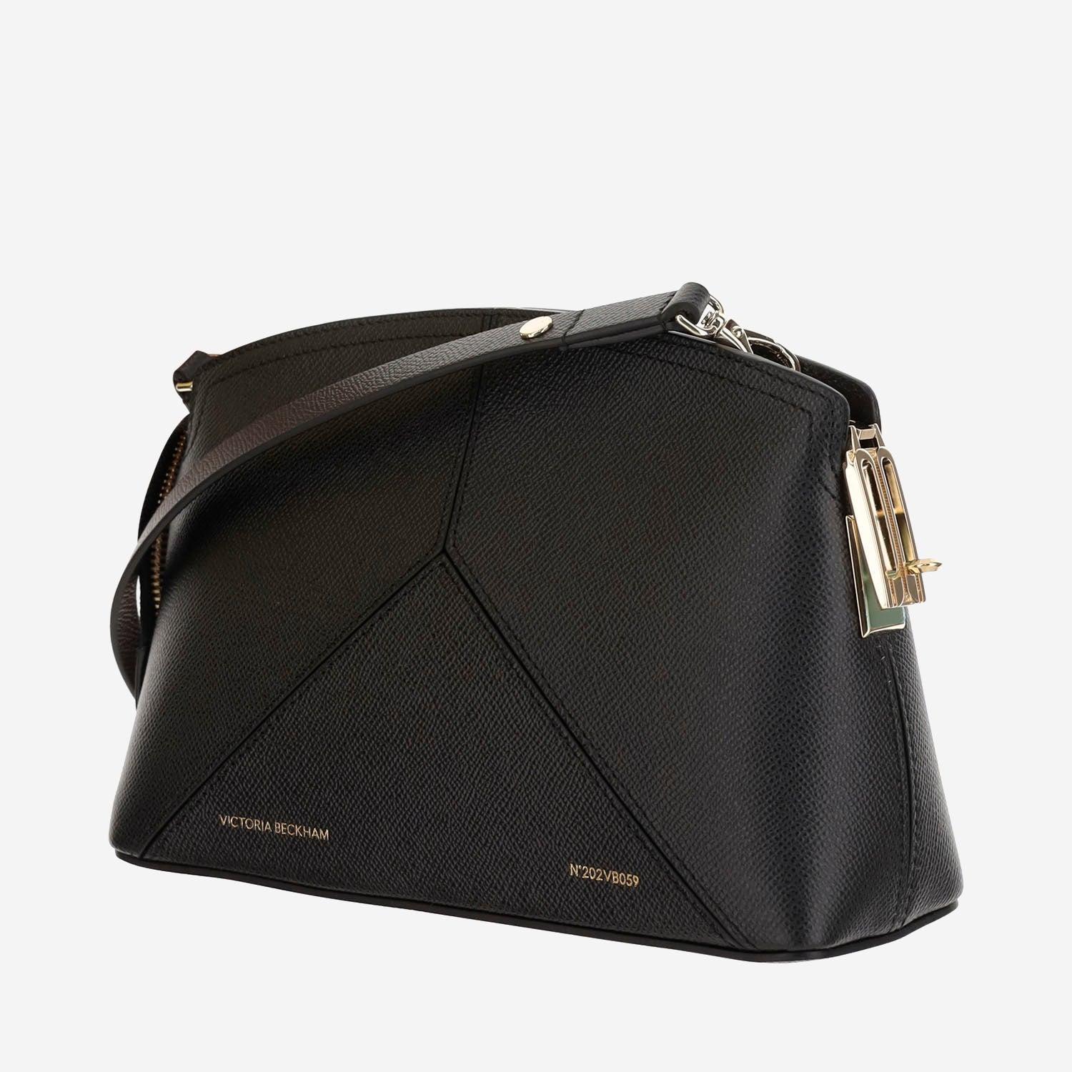 Victoria Leather Crossbody Bag In Black Product Image