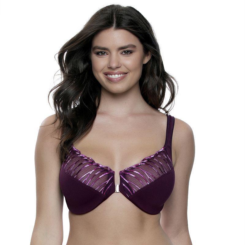 Paramour by Felina Angie Front Close Minimizer Bra 115071, Womens Product Image