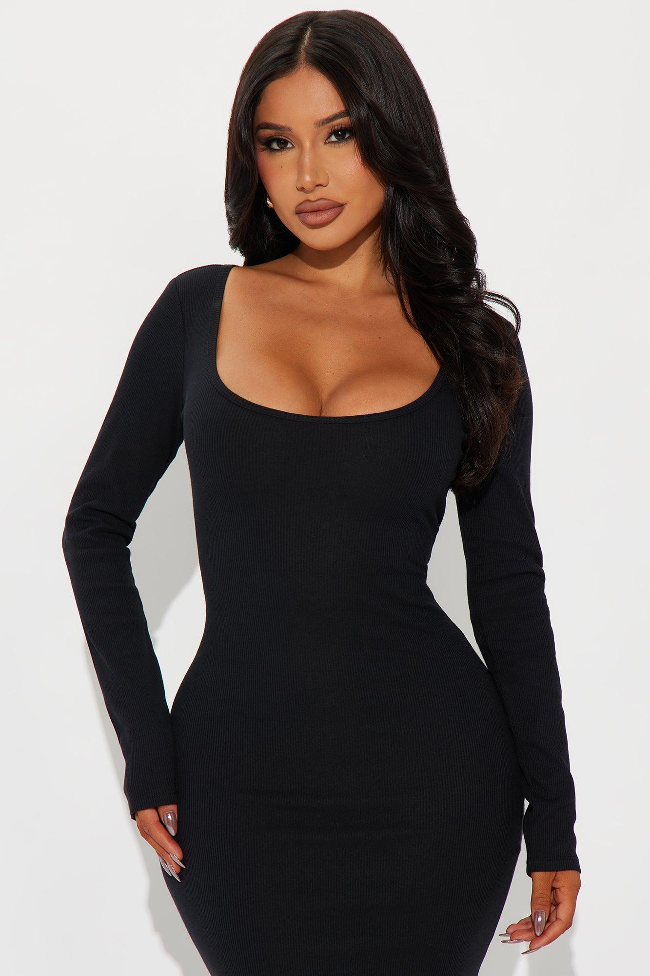 Only One For You Maxi Dress - Black Product Image