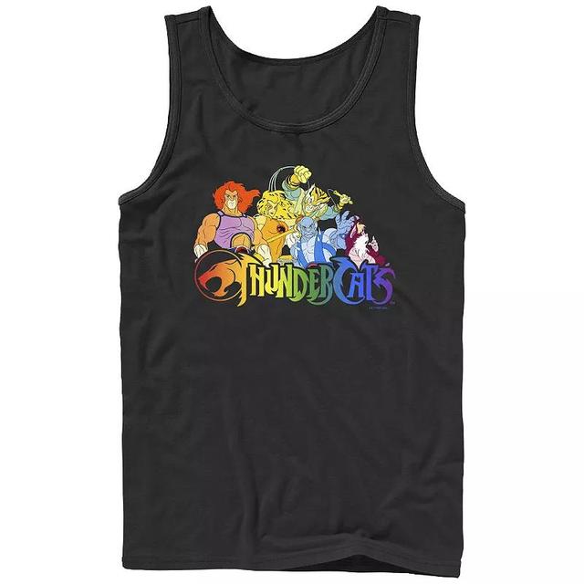 Mens Thundercats Rainbow Logo Pride Graphic Tank Top Product Image