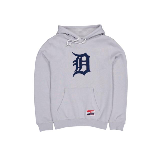 Detroit Tigers Throwback Gray Hoodie Male Product Image