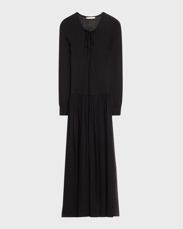 Colette Long-Sleeve Drop Waist Dress Product Image