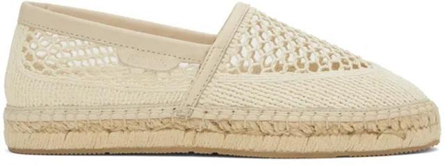 Halky Crochet Espadrilles In Beige Product Image