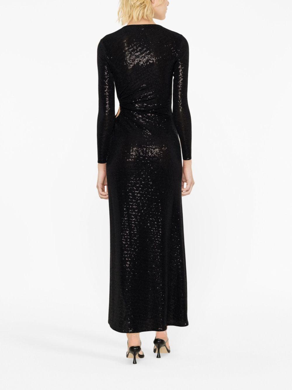 cut-out sequinned maxi dress Product Image