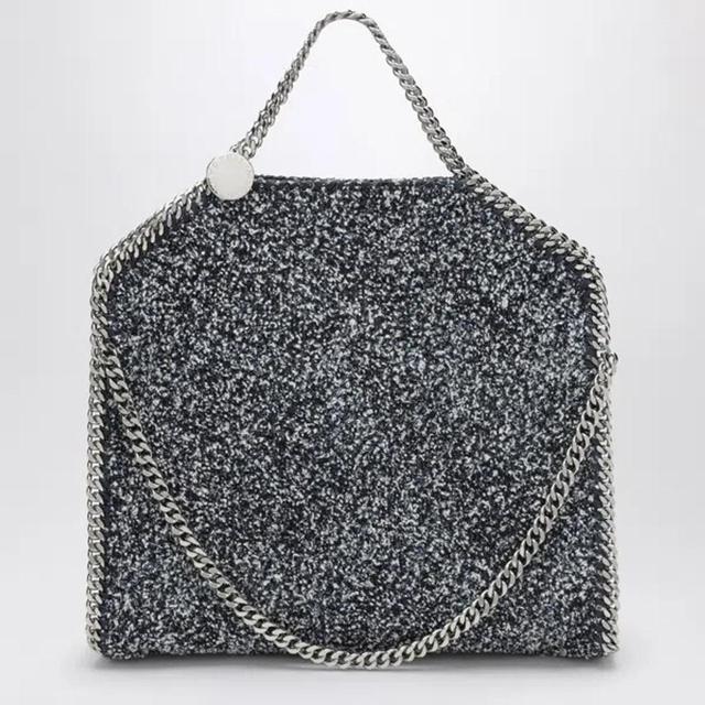 Stella Mc Cartney Falabella Bouclé Blue Mélange Bag Product Image